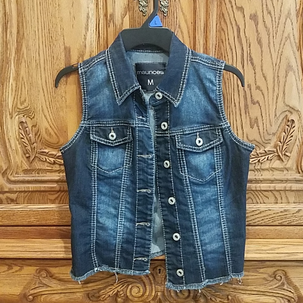 Denim vest